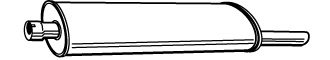 MG GEX1322 End Silencer